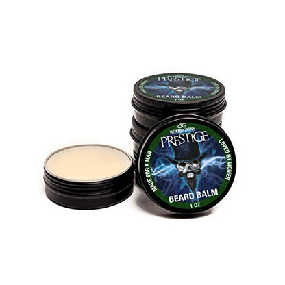 Scented Organic Beard Balm Butter for Men - Beard Gains Made for A Man, Loved by Women (Prestige, 1 Ounce)