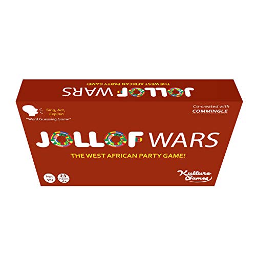 Kulture Games Jollof Wars - The West African Party Game! - African Charades, Guessing and Singing Card Game - Card Game for Friends, Family, Party - Entertaining West African Card Game for All