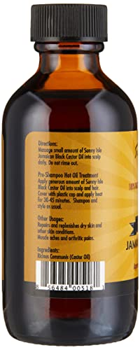 Sunny Isle Jamaican Black Castor Oil, 2 Fluid Ounce