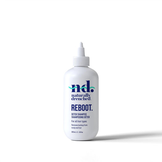 Naturally Drenched Reboot Detox Shampoo - 354.88 ml, Vegan, Sulfate-Free Shampoo for Adult Hair