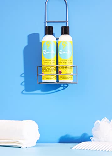 Curls Blueberry Bliss Reparative Leave In Conditioner - 8 oz, Helps Repair Damage and Prevent Breakage, Conditioner for Curly Hair, Wavy, and Coily Hair Types