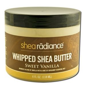 Shea Radiance Whipped Shea Butter Sweet Vanilla - 4 Oz, 2 pack (image may vary)