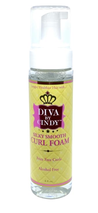 Diva By Cindy Silky Smooth Curl Foam, 8.0 FL OZ