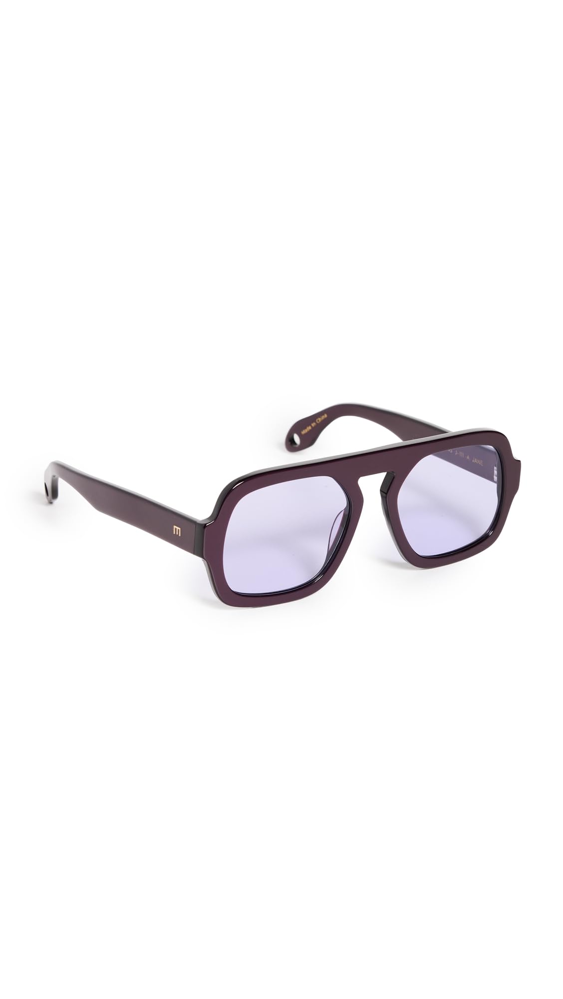 Elisa Johnson Women's Jane Sunglasses, Purple Haze, One Size
