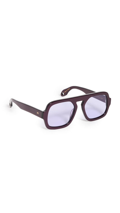 Elisa Johnson Women's Jane Sunglasses, Purple Haze, One Size