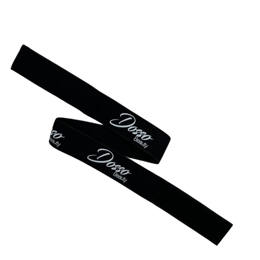 Dosso Beauty Elastic Edge Band, Laying Edges For Braids & Wigs, Velcro Strap, One Size-Fits-All, Versatile Use, Ultra-Fine Polyester Material And Elastic Latex, No Slip