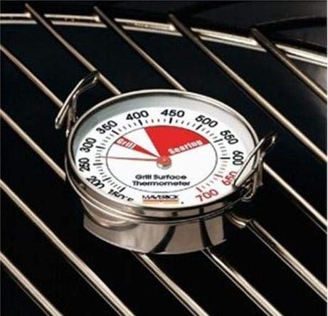 Kona BBQ Grill Mat Set & Grill Surface Thermometer - Barbecue Tool Gift Set