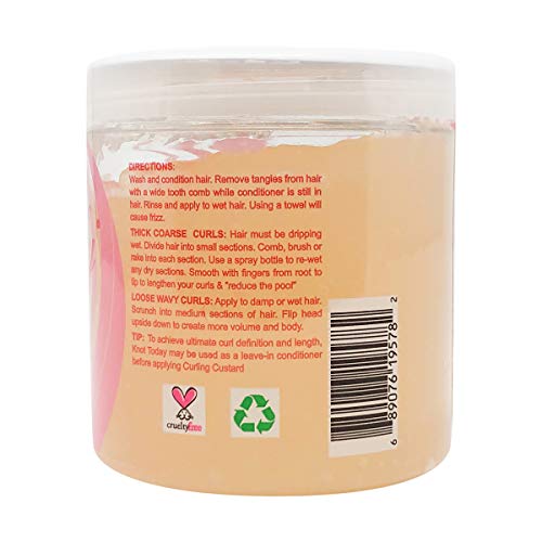 Kinky Curly Curl Custard Gel, 8 oz