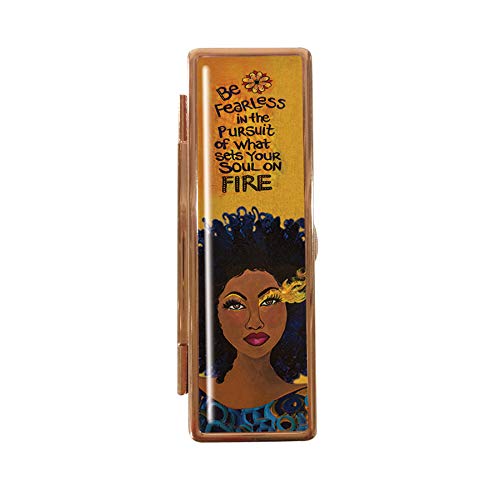 Shades of Color Lipstick Mirror Case, Walk By Faith