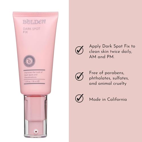 Bolden Dark Spot Corrector for Face with Tranexamic Acid, Niacinamide and Alpha Arbutin | Hyperpigmentation Correcting Serum | 1.0 fl oz