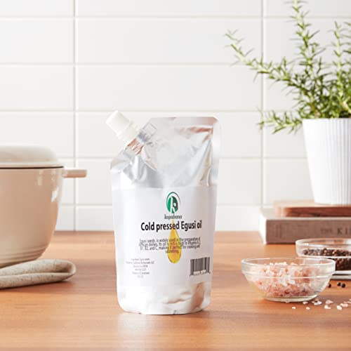 KOPABANA cold Pressed Egusi oil | African pumpkin| Agushi | Mbika | Prostate support | Melon seeds| 8 FL OZ