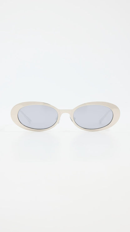 Elisa Johnson Women's Lyric Sunglasses, Silver, One Size