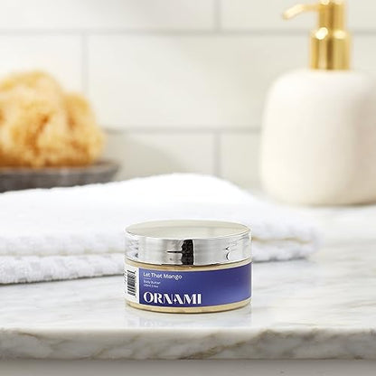 Ornami Whipped Body Butter - Cruelty Free, Vegan, All Natural Moisturizer with Essential Oils For All Skin Types 3.4oz