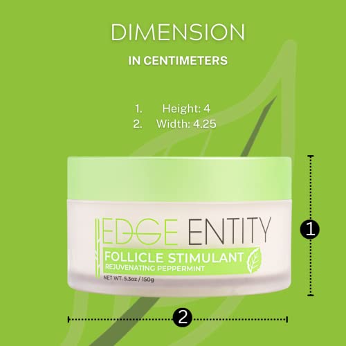 Edge Entity Hair Follicle Stimulant 2 Month Supply (Two Month) (5.3 Ounces)