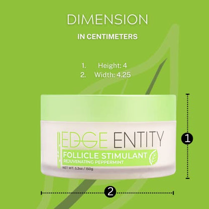 Edge Entity Hair Follicle Stimulant 2 Month Supply (Two Month) (5.3 Ounces)