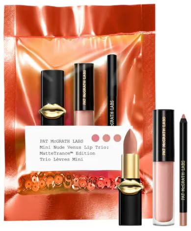 PAT McGRATH LABS Mini Nude Venus Lip Trio: Mattetrance Edition