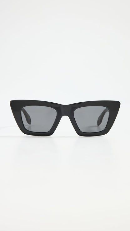 Elisa Johnson Women's Lori Sunglasses, Black, One Size