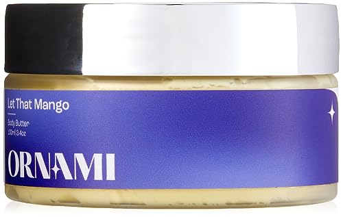 Ornami Whipped Body Butter - Cruelty Free, Vegan, All Natural Moisturizer with Essential Oils For All Skin Types 3.4oz