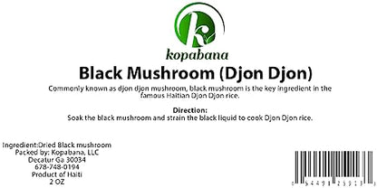 KOPABANA Haitian Mushroom | DJON-DJON for Rice Cooking | 2oz