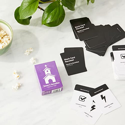 Black Card Revoked: Saved & Sanctified Expansion Pack | Celebrate The Unique Experience of The Black Church with This Card Game | Fun for The Entire Family | Enjoy at Your Next Event