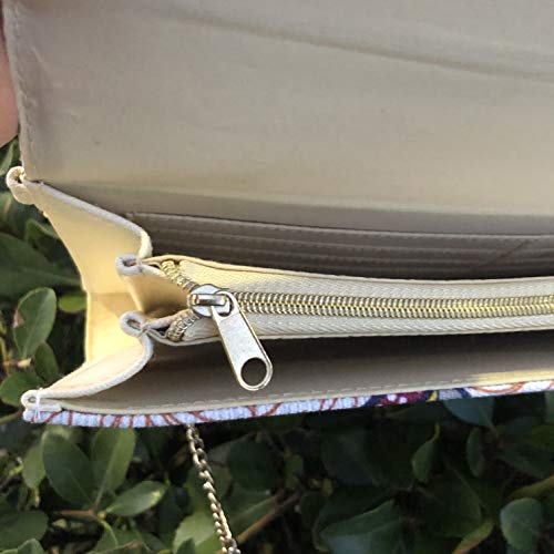 Shades of Color Clutch Purse, Multicolor