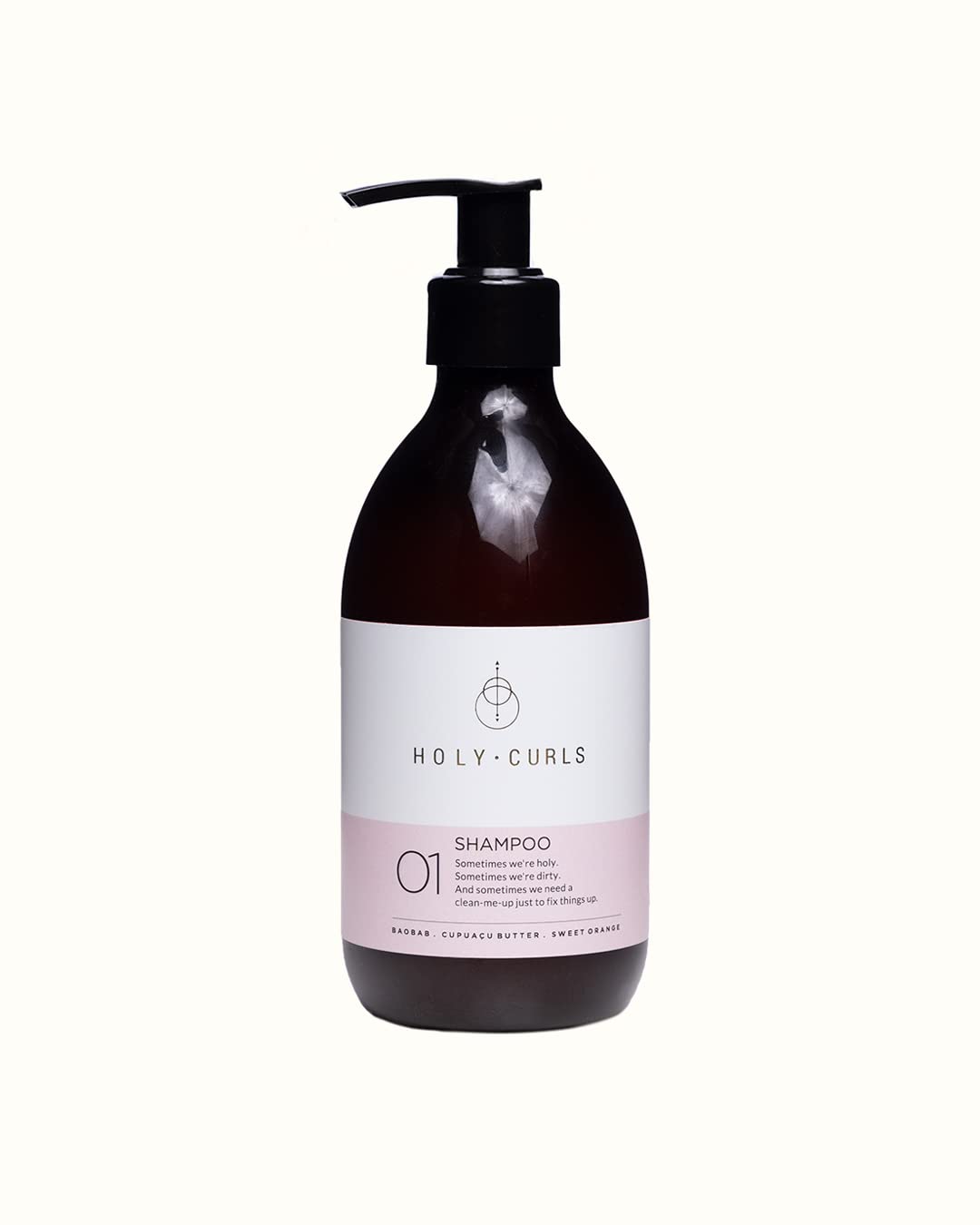 Holy Curls - Curl Shampoo for Curly, Coily and Wavy Hair, Vegan, Sulphate Free, 10.14 fl oz, Natural Ingredients