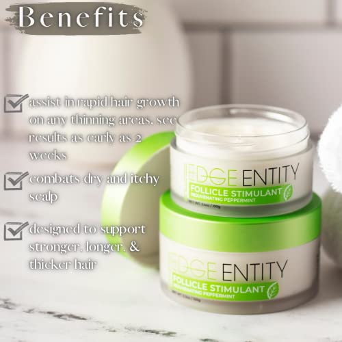 Edge Entity Hair Follicle Stimulant 2 Month Supply (Two Month) (5.3 Ounces)