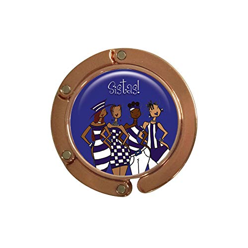 Shades of Color Purse Hanger, Sistas, 2.5 x 1.73 inches, Purple (PH134)