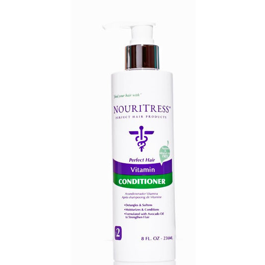 NouriTress Vitamin Conditioner - 8 oz. | Hydrating Conditioner | Ultimate Moisturizer | Softens and Smooths | Strengthens and Detangles