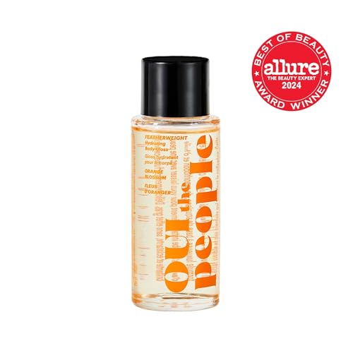 OUI the People FEATHERWEIGHT Hydrating Body Gloss ORANGE BLOSSOM - Skin Barrier Boosting Serum Oil for Deep Hydration - Softens, Firms, and Enhances Skin Health - 3.3 oz