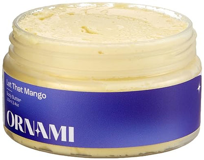 Ornami Whipped Body Butter - Cruelty Free, Vegan, All Natural Moisturizer with Essential Oils For All Skin Types 3.4oz