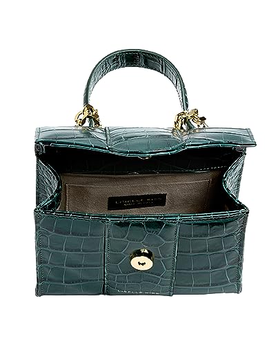 Liselle Kiss Women's Meli Bag, Hunter Croc, Green, One Size