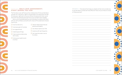 Self-Love Workbook for Black Women: Empowering Exercises to Build Self-Compassion and Nurture Your True Self (Self-Love Workbook and Journal)
