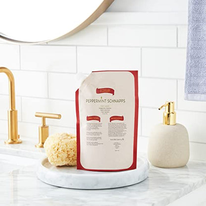 Ecoslay Peppermint Schnapps Hair Wash, Moisturizing Cleanser, High-porosity Cleanser, African Black Soap Cleanser, 8oz