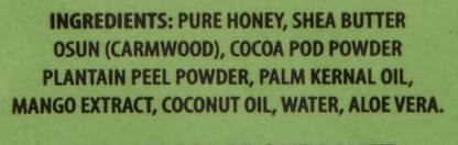 RA Cosmetics 100% Natural African Black Soap, Mango Scent, 5 oz, 141g