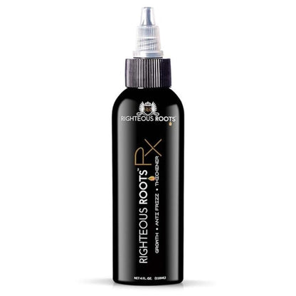 Righteous Roots Rx Hair Oil for Hair Growth, Anti Frizz and Thickener Best for Curly, Wavy Natural Hair and Beards. 4fl oz (Previously known as Hair RX)