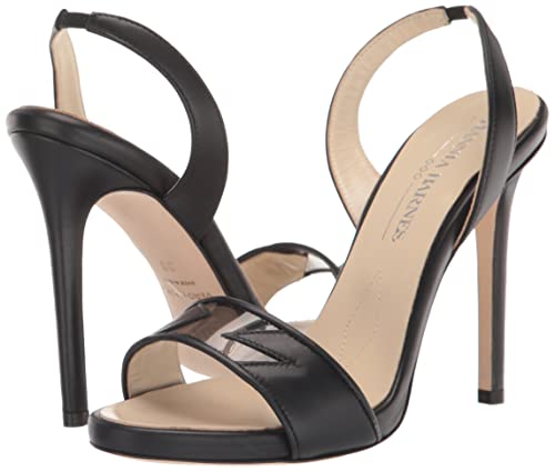 Tiannia Barnes womens Giselle Slingback Heeled Sandal, Black, 6 US