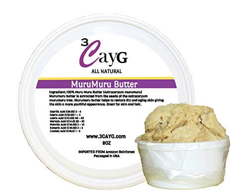 3CayG Premium 8oz Raw MuruMuru Butter- Natural and Nourishing