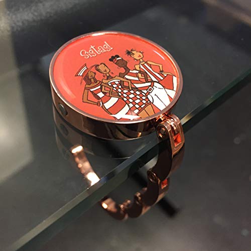 Shades of Color Purse Hanger, Sistas, 2.5 x 1.73 inches, Red (PH133)