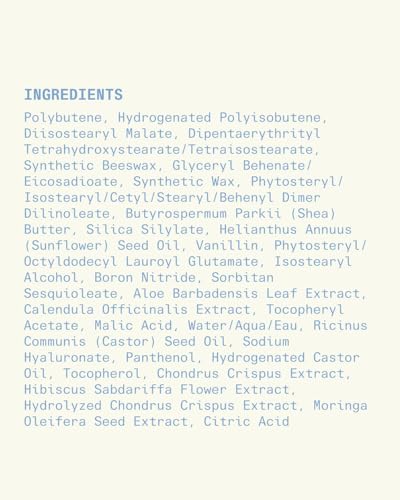 Cay Skin Deepwater Nourishing Lip Mask – Sleeping Mask for Overnight Repair & Hydration with Vitamin E + Shea Butter – Non-Sticky, Clear Formula in Signature Vanilla Brown Sugar Flavor – 0.7 oz