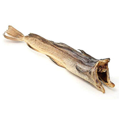 Stock fish dried 1-lbs Gadus Morhua Norwegian Cod Stockfish – Premium Cut Round Dried Cod Fish