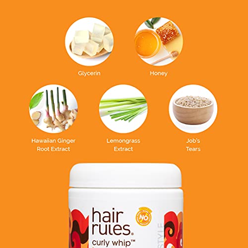 Curly Whip 25oz: Anti-Frizz Wash-and-Go Gel-Cream for Thick, Ropy, Coarse, Corkscrew Curls.