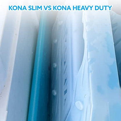 Kona Ice Packs for Coolers - No Ice Required - Cooler Ice Packs Bulk 20 Pack - Reusable Long Lasting (-5C) Large Thin Freezer Packs - Freezes in 25 Minutes (20)