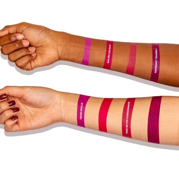 Beauty Bakerie Lip Whip Liquid Lipstick for Women, Hydrating Moisturizer Lip Gloss Lip Tint, Long Lasting Waterproof Lip Stain Matte or Metallic, 3.5mL, Sakura Delight