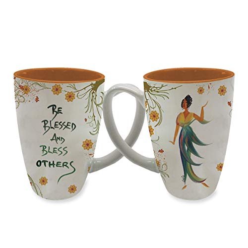 Shades of Color Latte Mug, Bless Others, 5 x 5 inches , 16 oz, Multicolor
