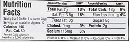 Uncle Eddie's Vegan, Oatmeal Chocolate Cookie, 12 oz