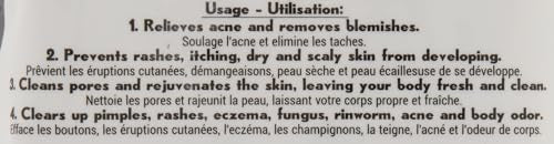 RA COSMETICS 100% Natural African Black Soap Bar 1lb