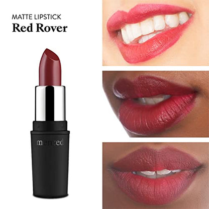 Mented Cosmetics Red Matte Lipstick - Red Rover Deep Red, Long Lasting Lipstick - Waterproof, Dark Red Lip Stain - Red Lipstick - Smudge proof Matte Red Lipstick for 24 Hour Stay - Dark Lip Color