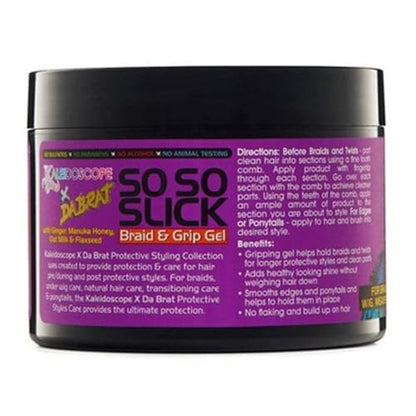 Kaleidoscope So So Slick x Da Brat Braid & Grip Gel 8 Oz (Pack of 1)