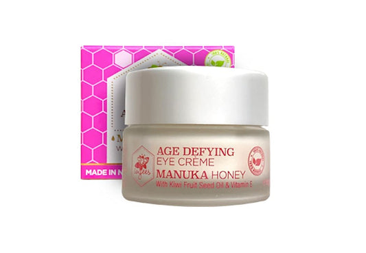 Ivyees Age Defying Eye Crème 1.05 Oz With Manuka Honey, No more dark circles, Vitamin E And Natural Oils To Hydrate, Soothe, and Relax Strained Eyes